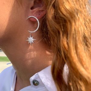 🚫SOLD🚫Celestial Star Burst Earrings